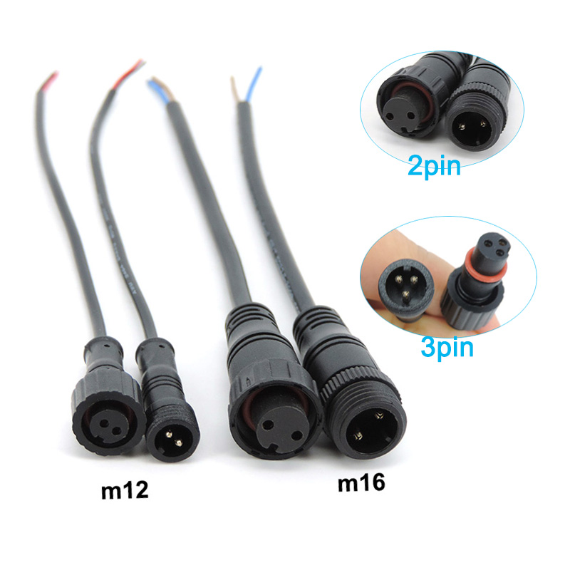 Outdoor Power Jack - Złącze kablowe M12 M16 2 3