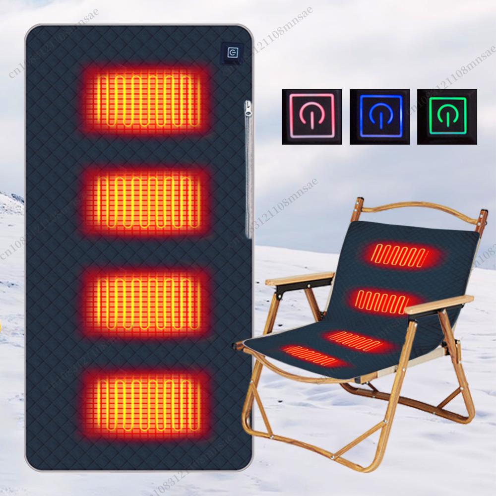 Outdoor Power Pedestal - 4 podgrzewane obszary Krzesło kempingowe Podgrzewana