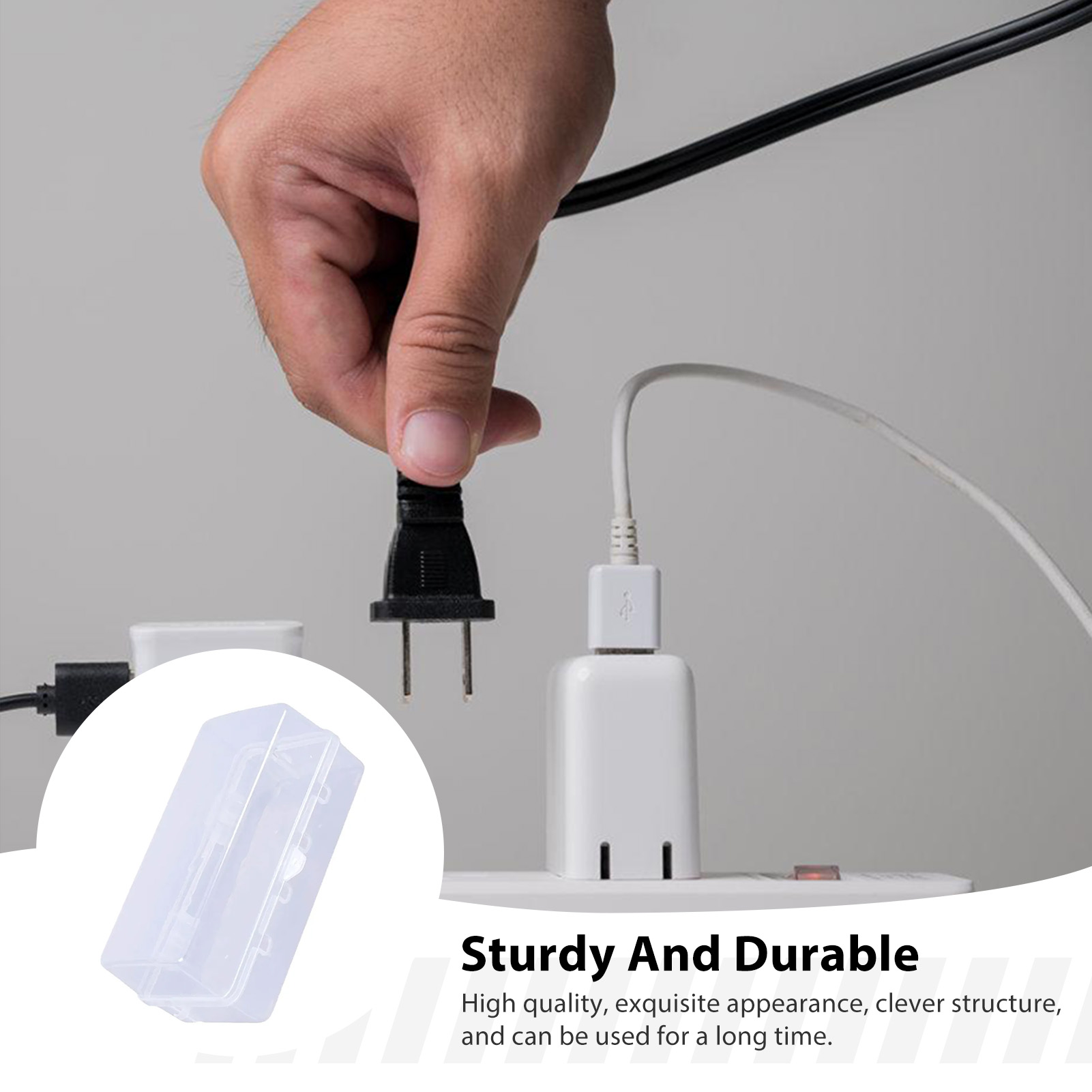 Outdoor Power Strip With Cover - Wodoodporne skrzynki elektryczne zewnętrzne uniwersalne obudowy