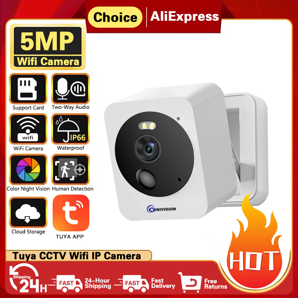 Outdoor Power Block - 5MP Wifi inteligentna niania domowa dwukierunkowa