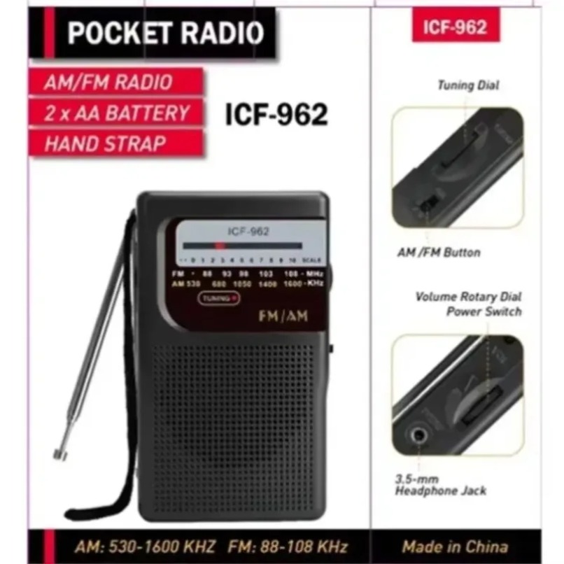 Mini radio AM FM przenośne, ki – Outdoor Power Jack recenzja i cena