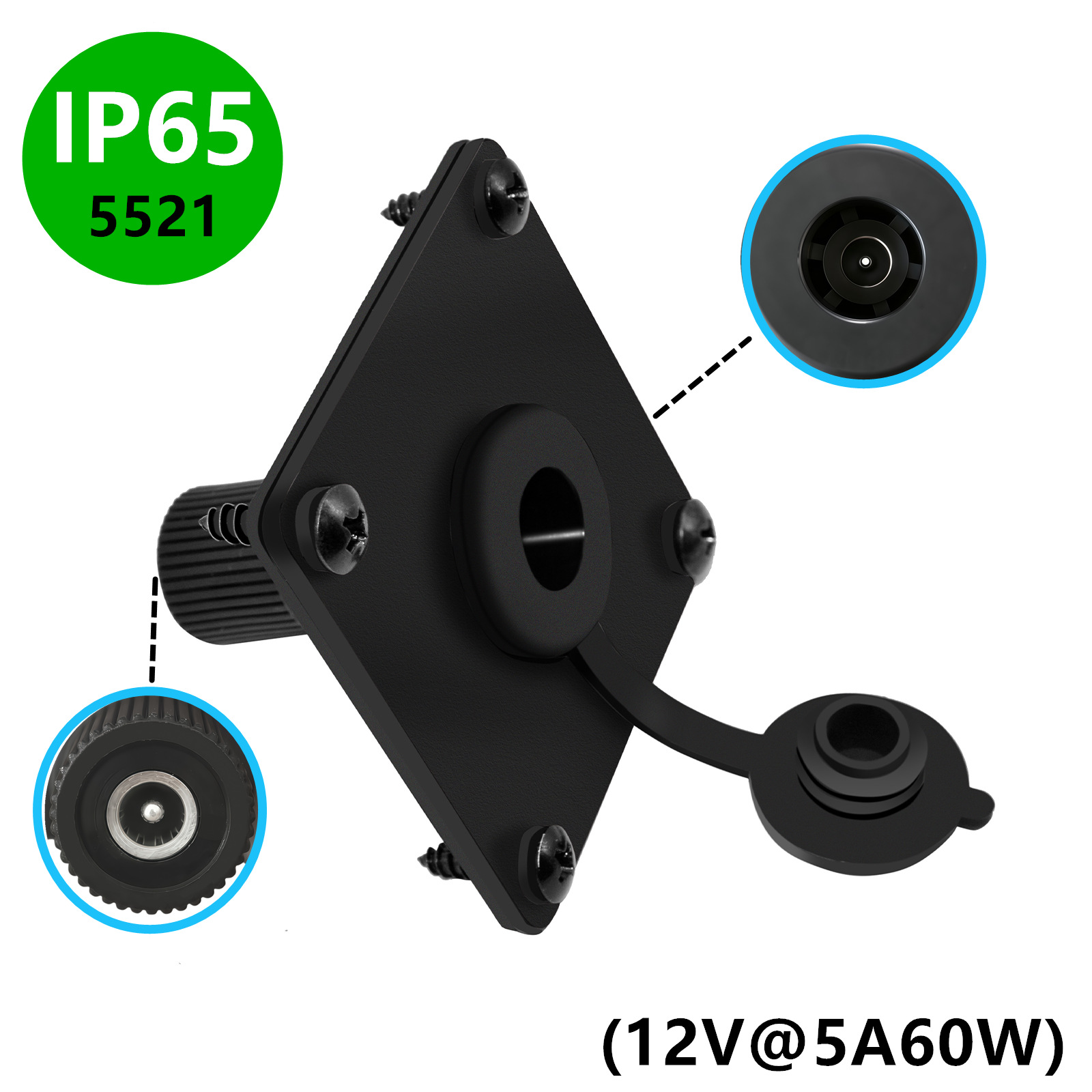 Wodoodporne gniazdo panelowe I – Outdoor Power Jack recenzja i cena