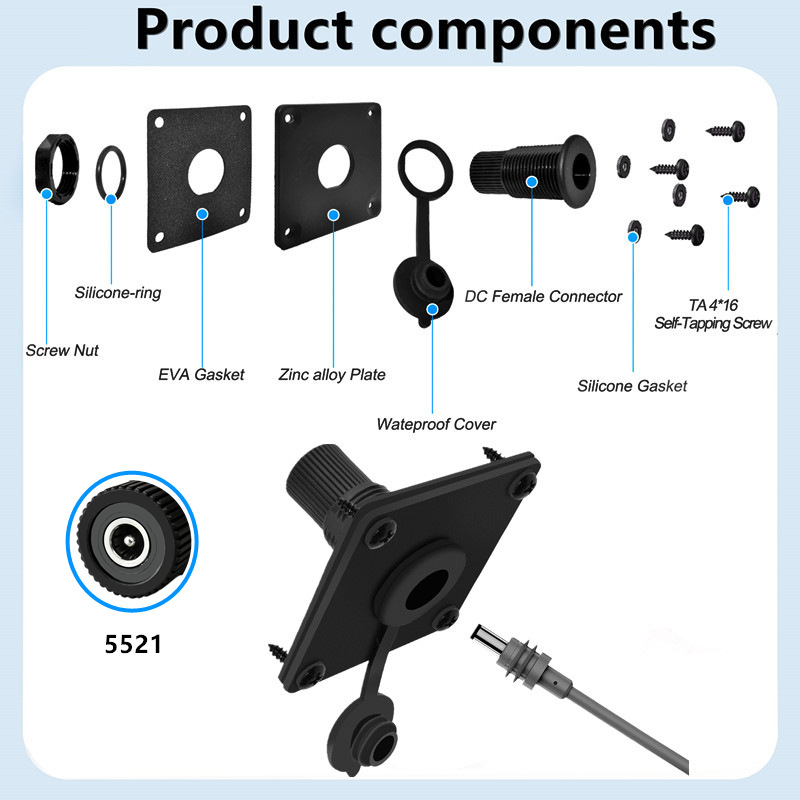 Wodoodporne gniazdo panelowe I – Outdoor Power Jack recenzja i cena