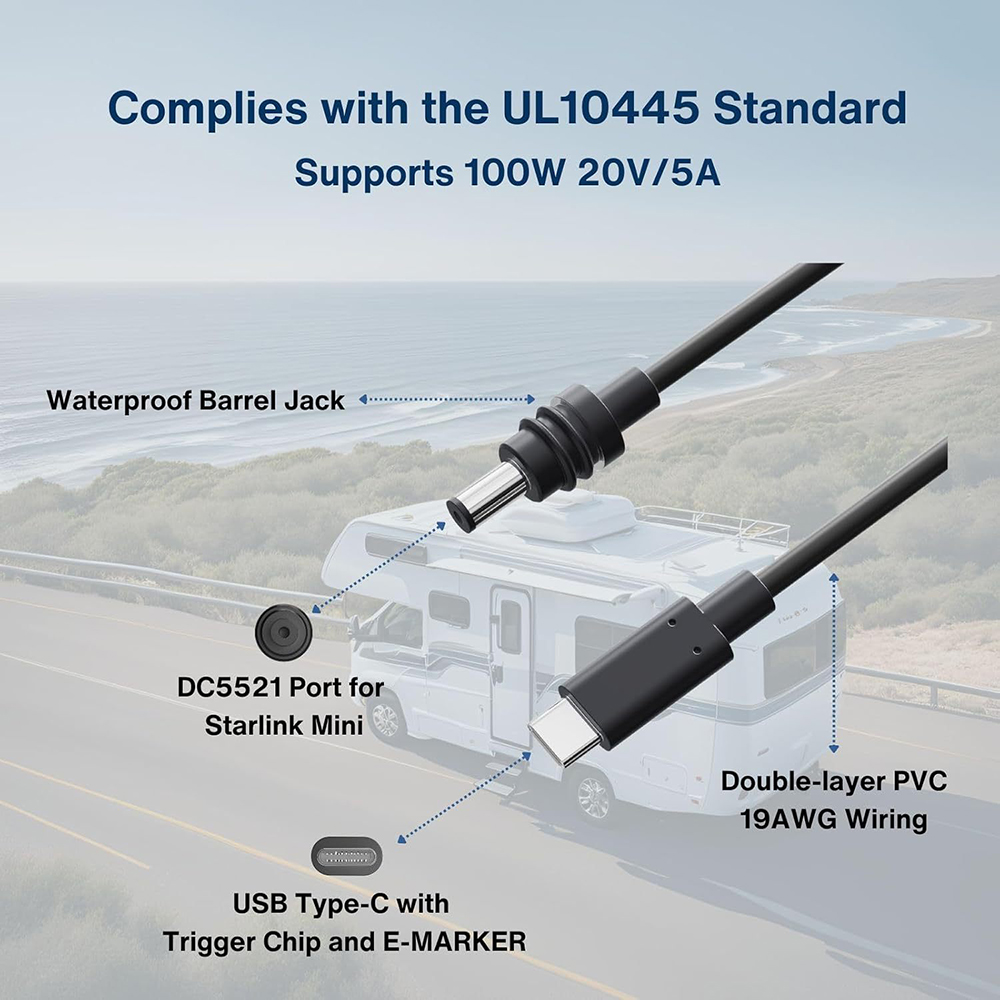 Kabel zasilający USB C do PD o – Outdoor Power Jack recenzja i cena