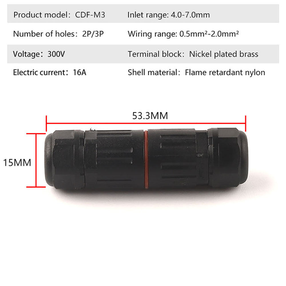 10 sztuk IP68 2/3 Pin wodoodpo – Outdoor Power Block recenzja i cena